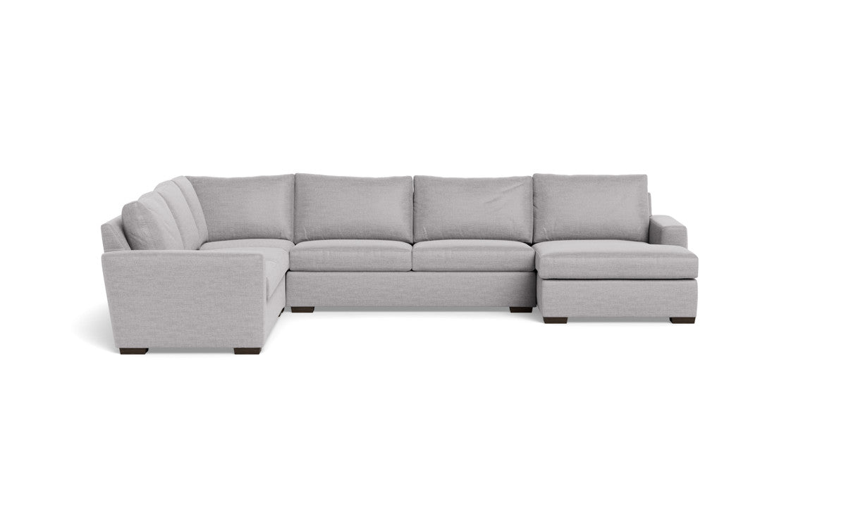 Mesa 156" Corner Sectionals w. Right Chaise - Bennett Dove