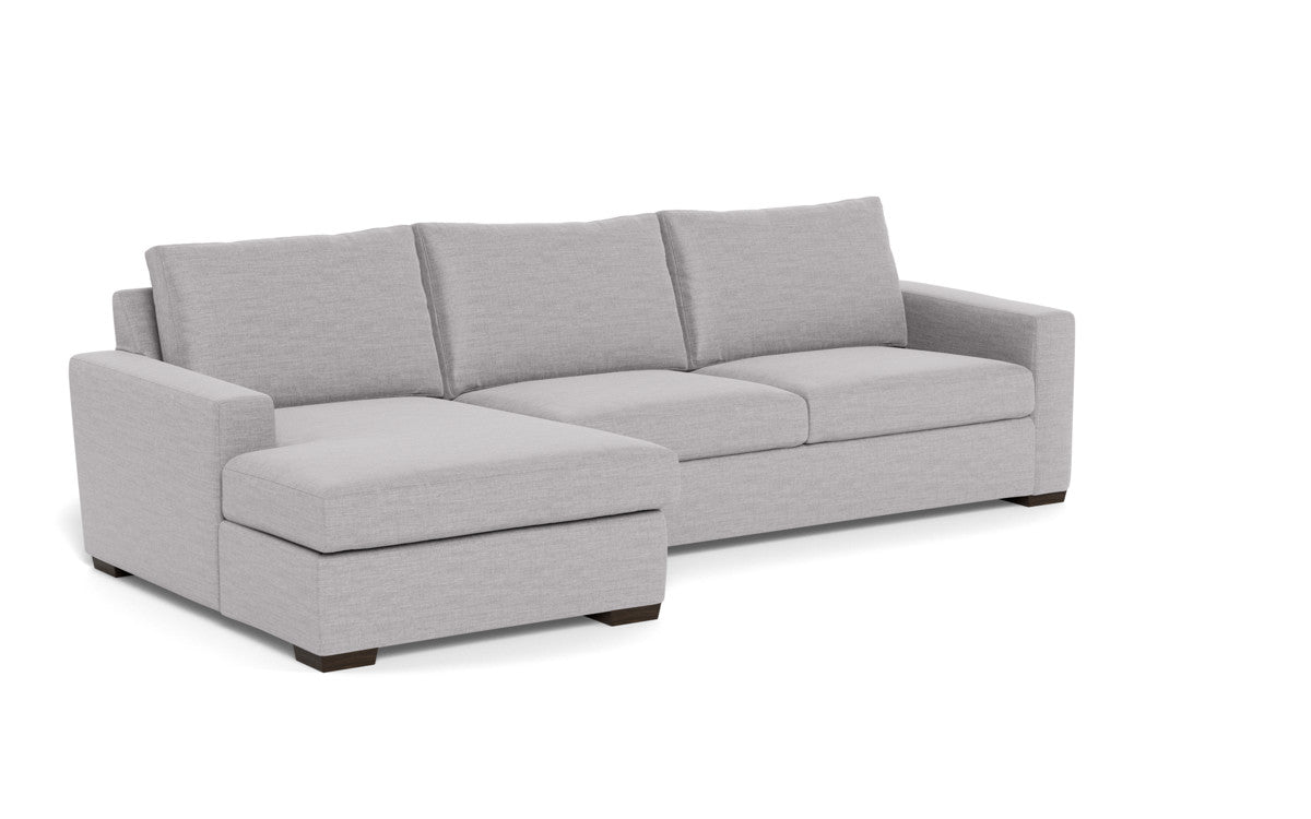 Mesa 123" Left Chaise Sectional - Bennett Dove