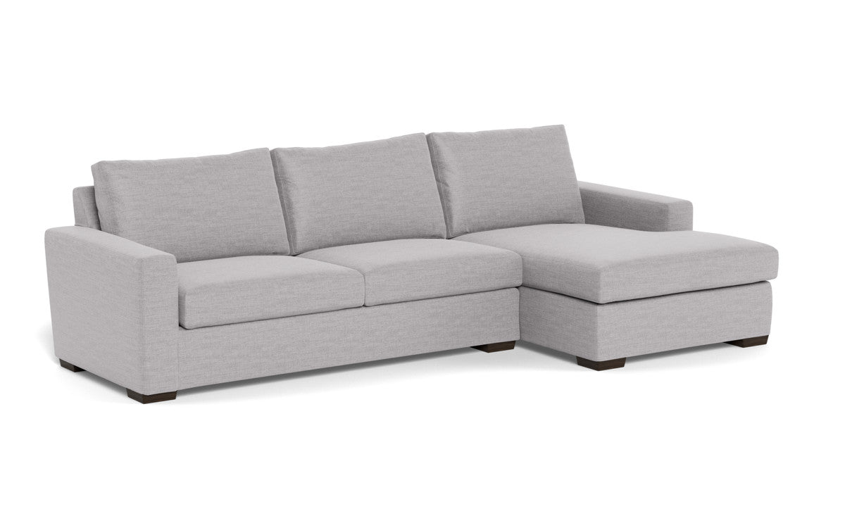 Mesa 123" Right Chaise Sectional - Bennett Dove
