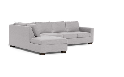 Track 121" Left Chaise Sleeper Sectional - Bennett Dove