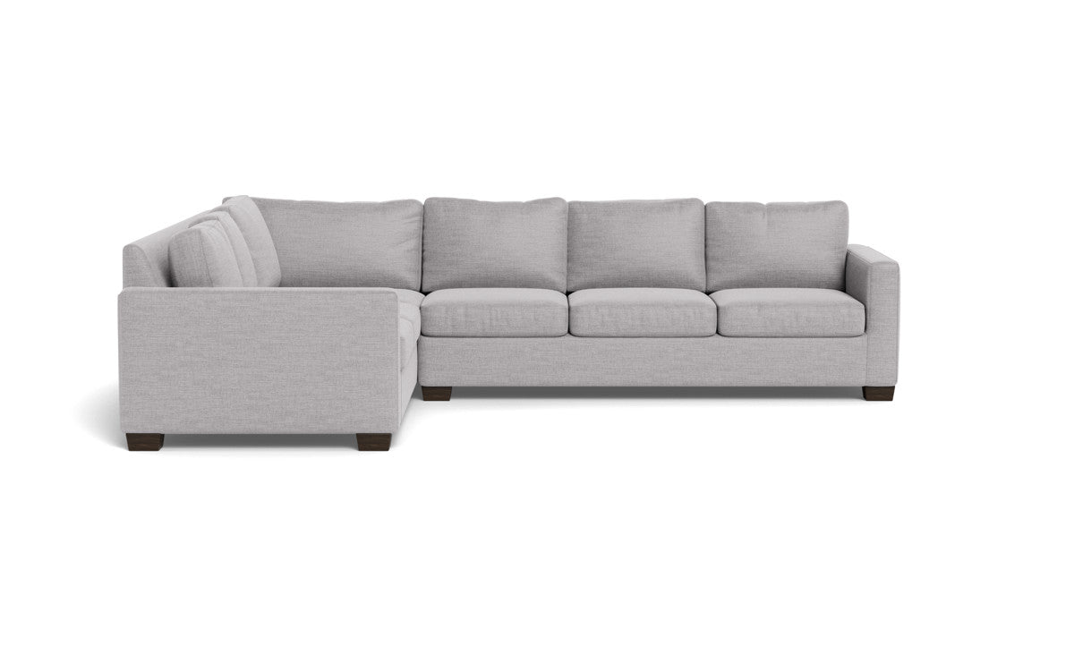 Track 121" Left Corner Sectional - Bennett Dove