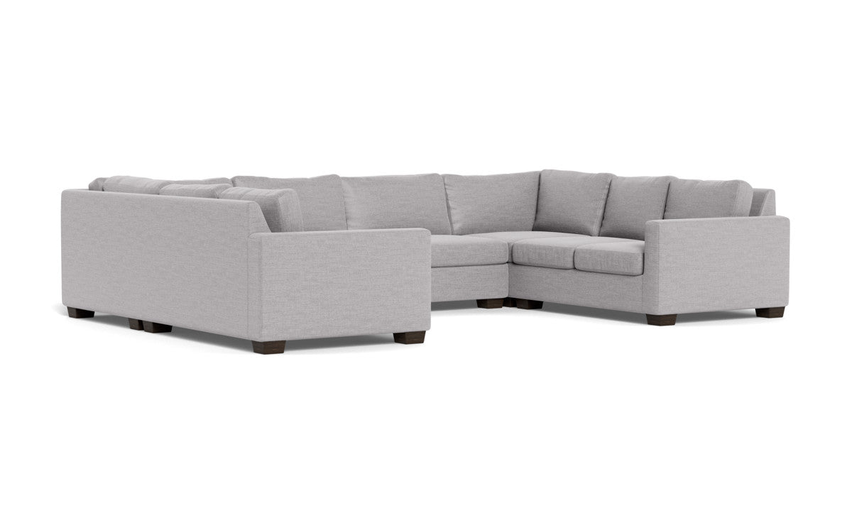 Track 141" Corner Sofa U Sectional - Bennett Dove