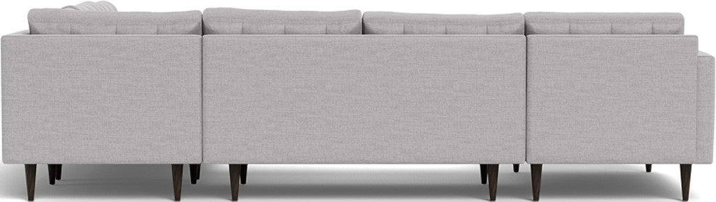 Wallace 130" Corner Sectionals w. Left Chaise - Bennett Dove