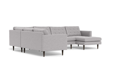 Wallace 130" Corner Sectionals w. Right Chaise - Bennett Dove