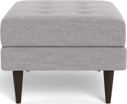 Wallace Ottoman - Bennett Charcoal
