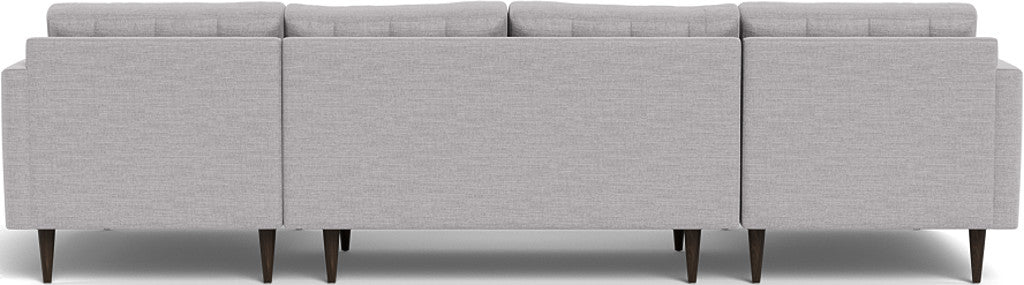 Wallace 126" Double Chaise U Sectional - Bennett Dove