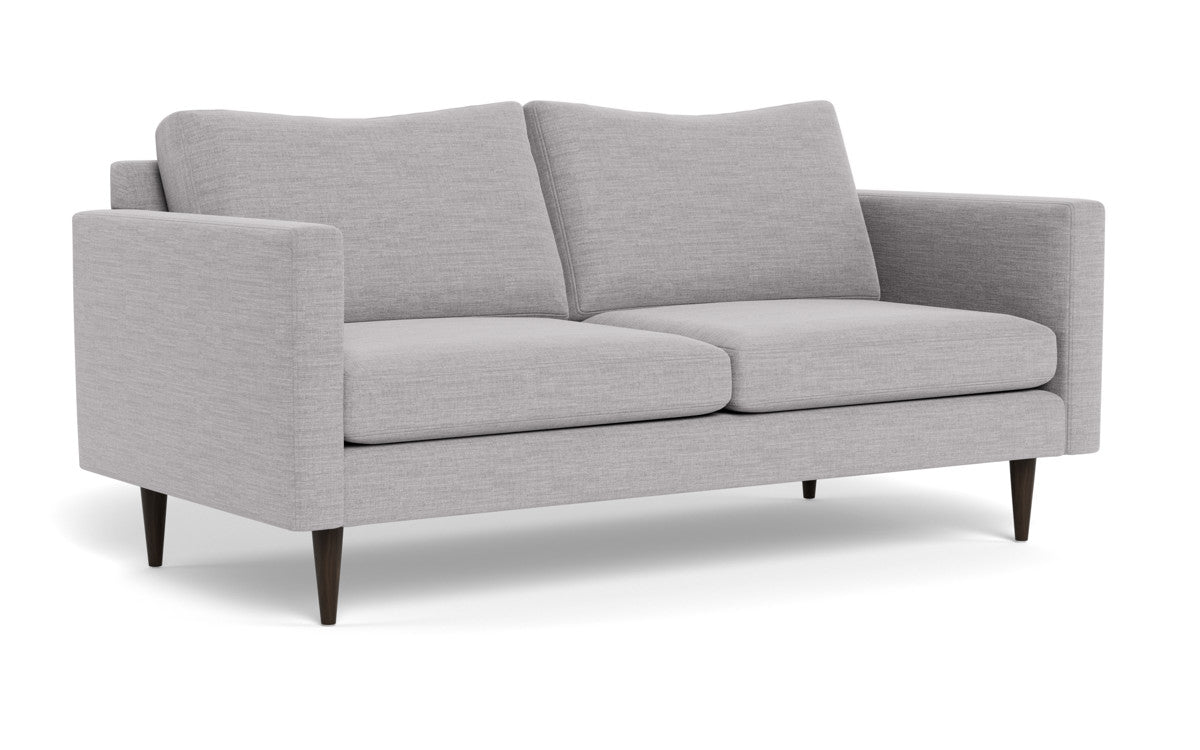 Wallace 74" Untufted Apartment Sofa - Bennett Dove