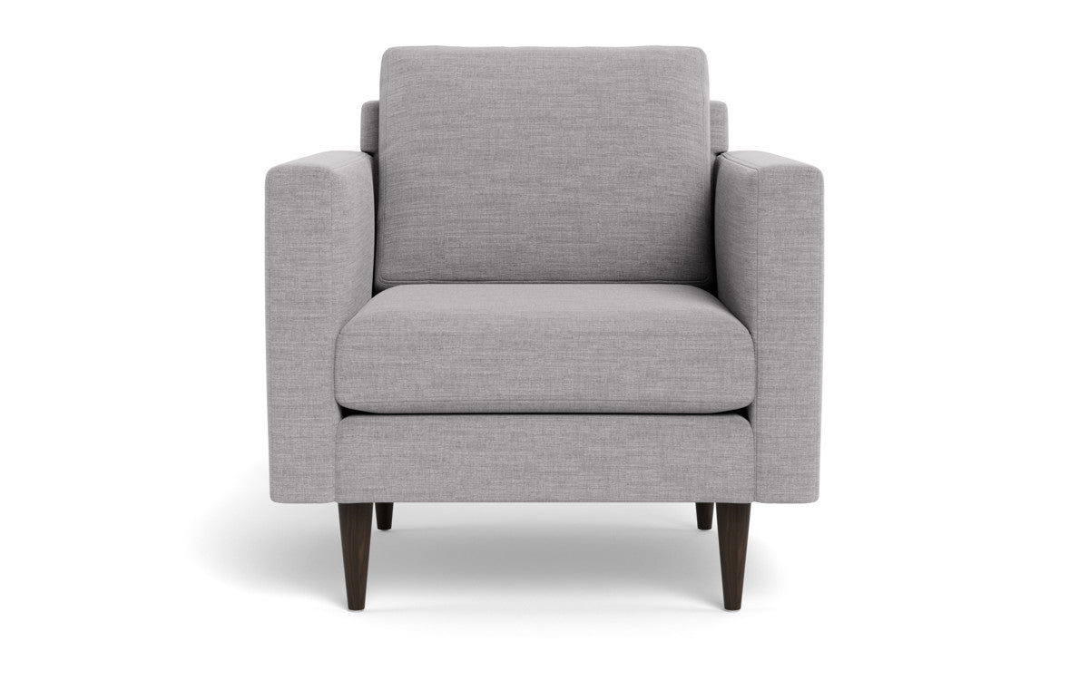 Wallace 34" Untufted Arm Chair - Bennett Charcoal