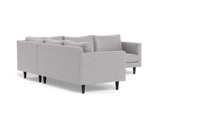 Wallace 102" Untufted Corner Sectional - Bennett Dove
