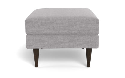 Wallace Untufted Ottoman - Bennett Dove