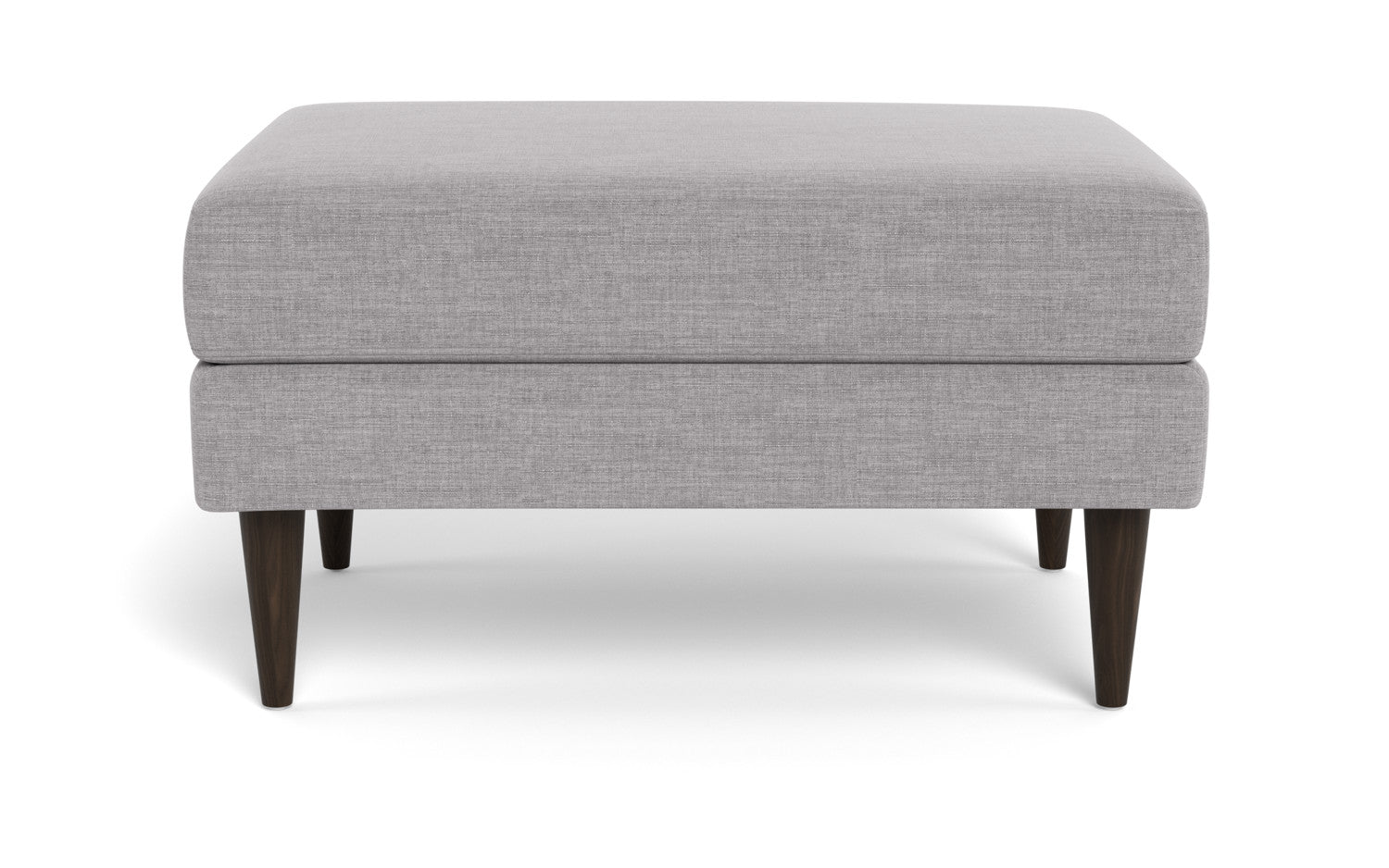 Wallace Untufted Ottoman - Bennett Dove