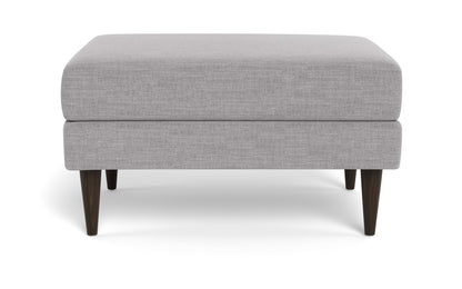 Wallace Untufted Ottoman - Bennett Dove