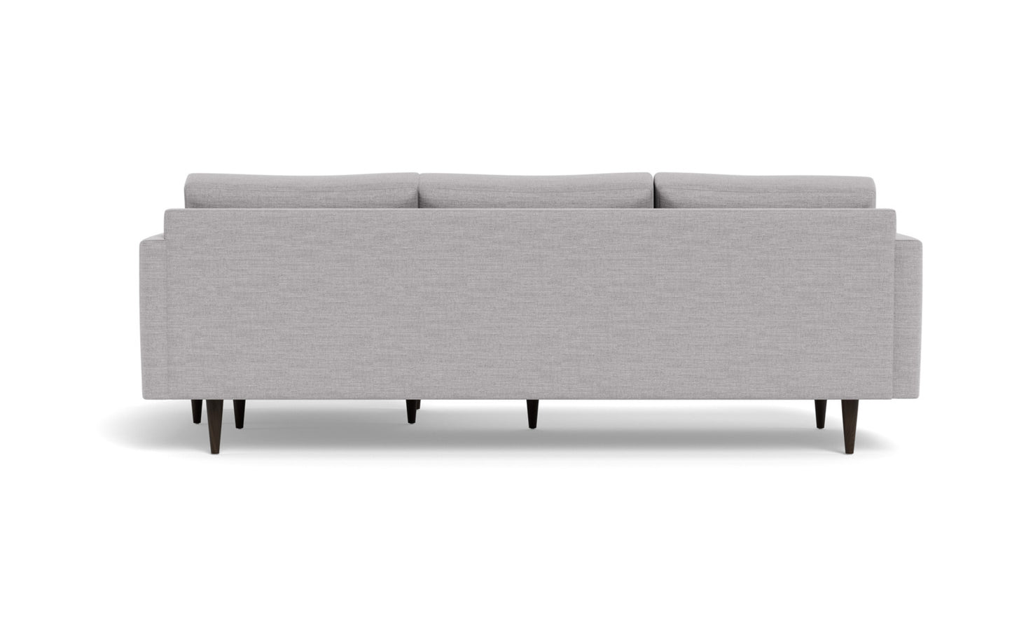Wallace 98" Untufted Reversible Chaise Sofa - Bennett Dove