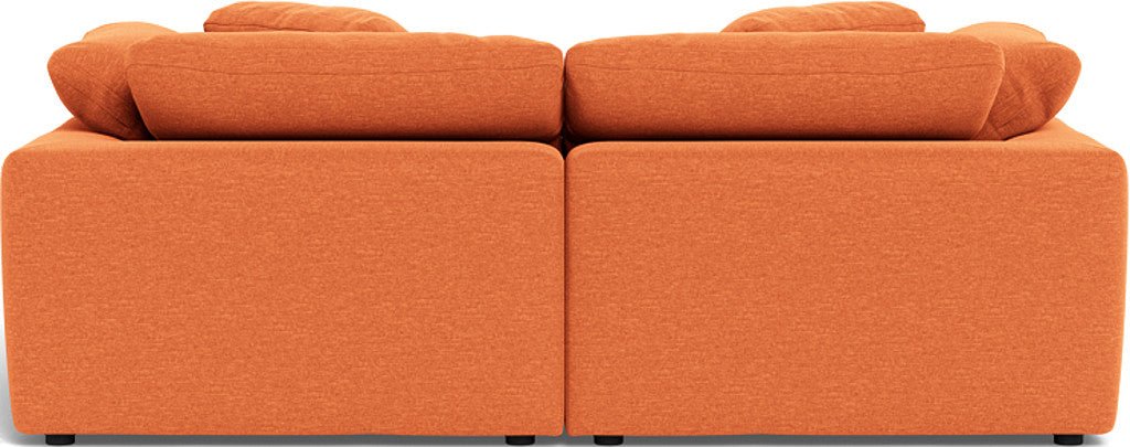 Fluffy 89" 2 Piece Sofa w/Otto - Bennett Orangeade