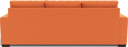 Mas Mesa 101" Deep Reversible Sofa Chaise - Bennett Orangeade