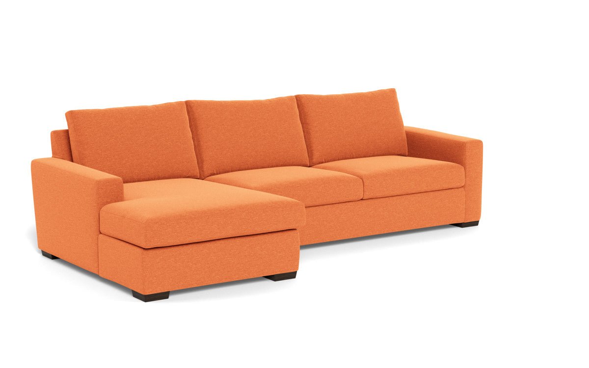 Mesa 123" Left Chaise Sectional - Bennett Orangeade