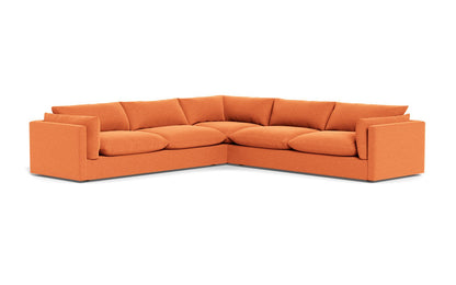 SoCo 124" Corner Sectional - Bennett Orangeade