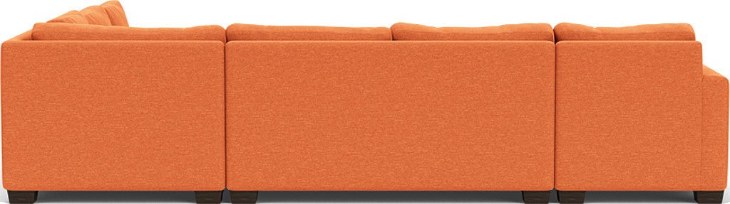 Track 141" Corner Sectionals w. Left Chaise - Bennett Orangeade