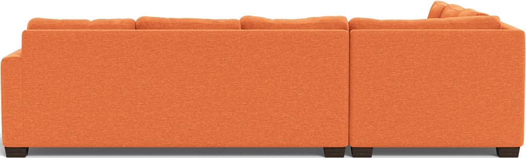 Track 121" Left Corner Sectional - Bennett Orangeade