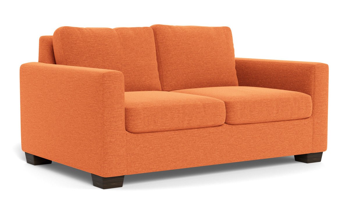 Track 62" Twin Sleeper Loveseat - Bennett Orangeade