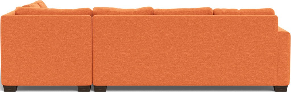 Track 121" Right Chaise Sleeper Sectional - Bennett Orangeade