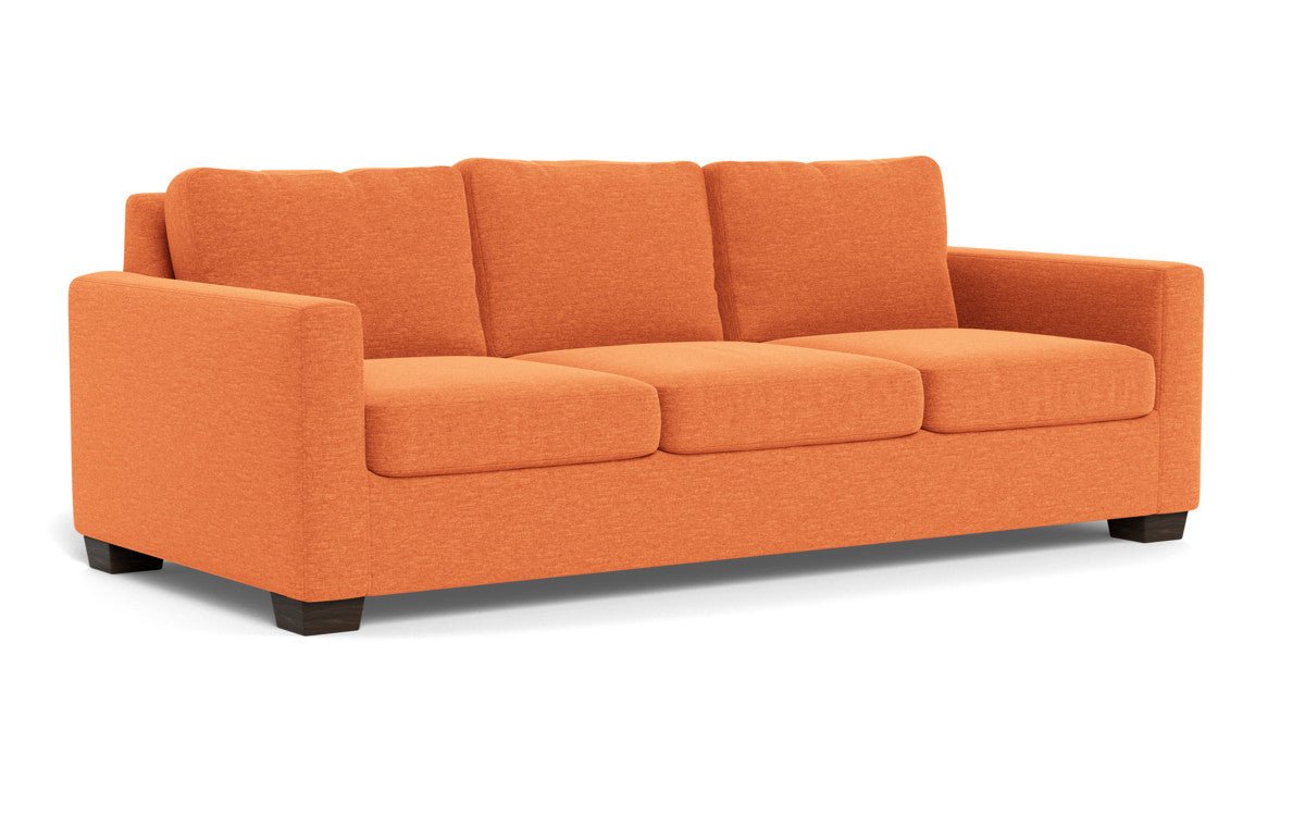 Track 87" Queen Sleeper Sofa - Bennett Orangeade