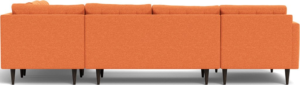 Wallace 130" Corner Sectionals w. Left Chaise - Bennett Orangeade