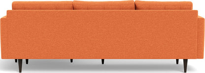 Wallace 98" Reversible Chaise Sofa - Bennett Orangeade