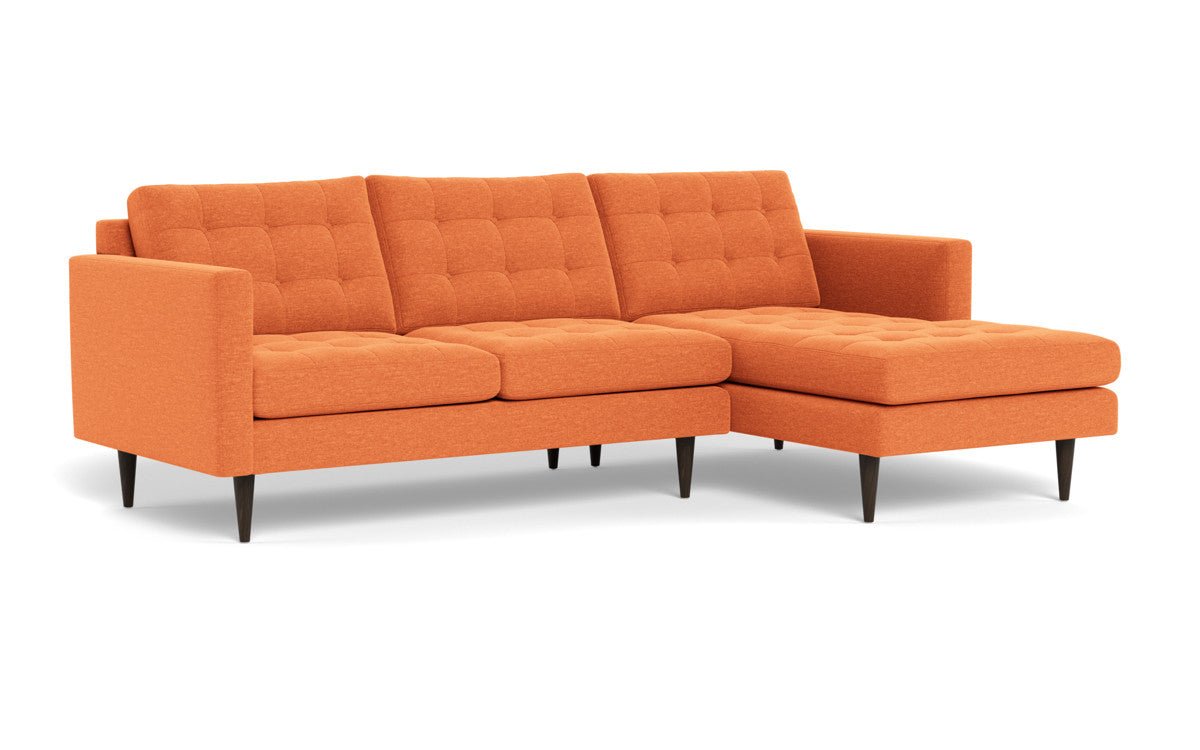 Wallace 98" Right Chaise Sectional - Bennett Orangeade