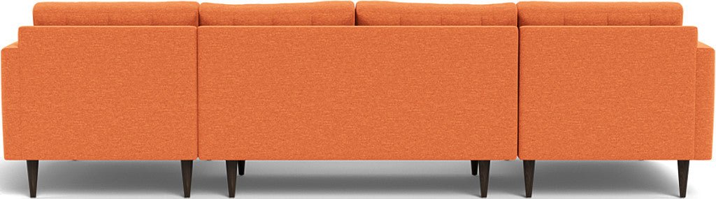 Wallace 126" Double Chaise U Sectional - Bennett Orangeade