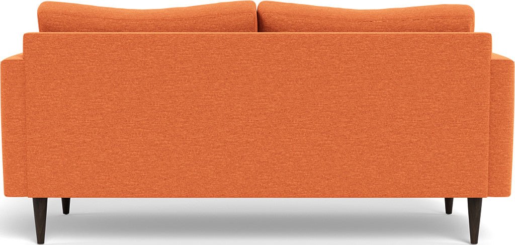 Wallace 74" Untufted Apartment Sofa - Bennett Orangeade