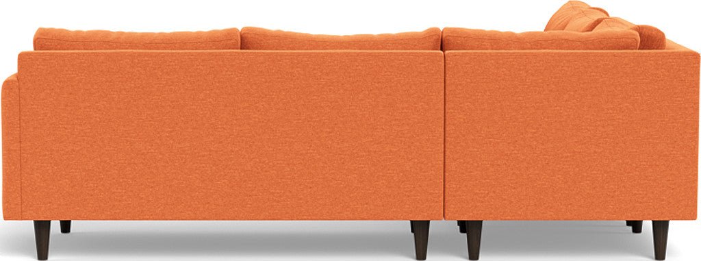 Wallace 102" Untufted Corner Sectional - Bennett Orangeade