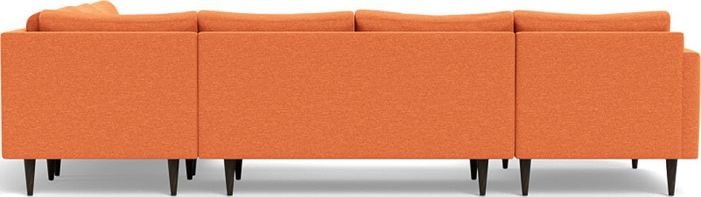 Wallace 130" Untufted Corner Sectionals w. Left Chaise - Bennett Dove