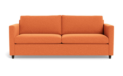 Wallace 74" Untufted Queen Sleeper Sofa - Bennett Orangeade
