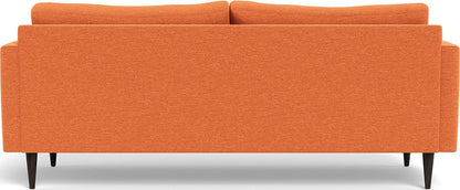 Wallace 85" Untufted Sofa - Bennett Orangeade
