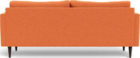 Wallace 85" Untufted Sofa Bennett Orangeade Quick Ship -