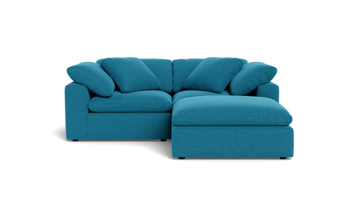 Fluffy 89" 2 Piece Sofa w/Otto - Bennett Peacock