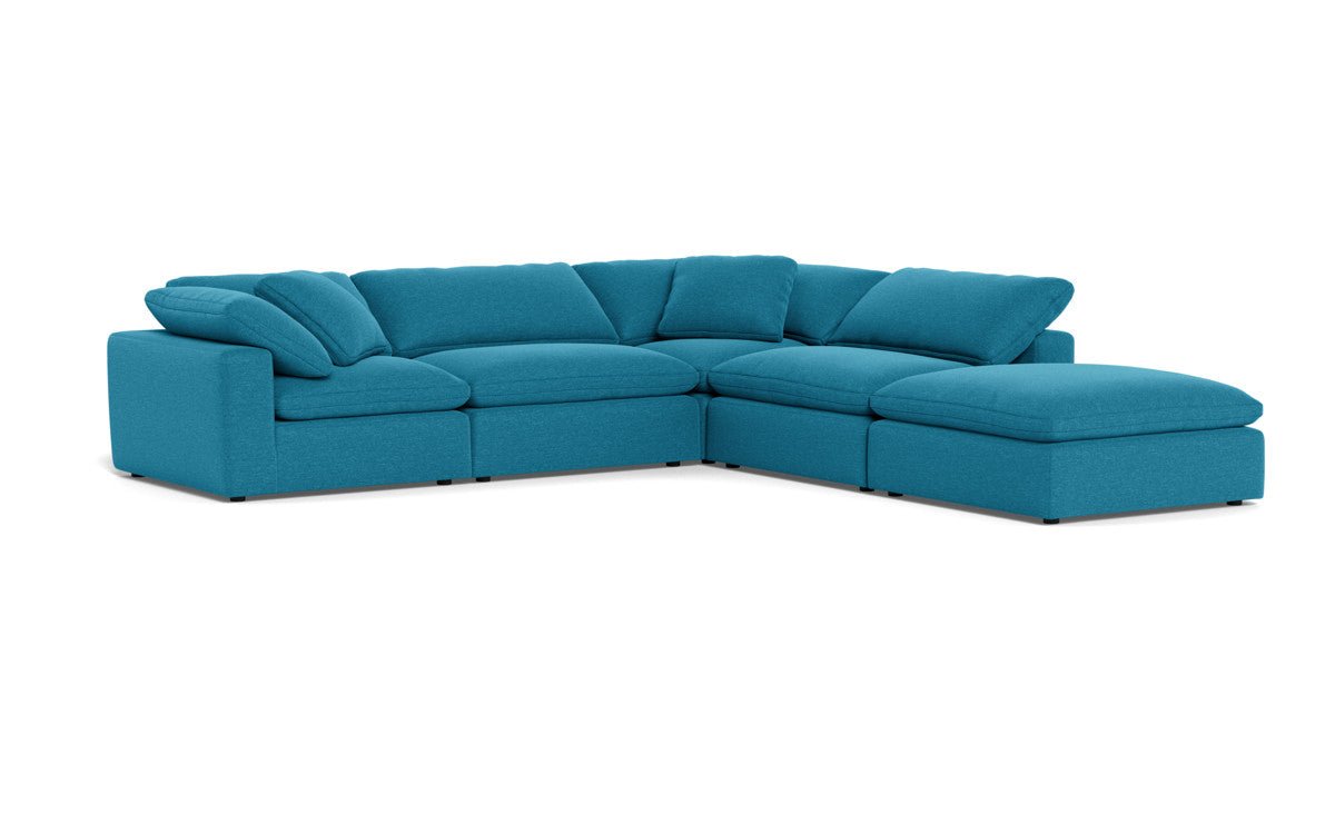 Fluffy 133.5" 4 Piece Sectional w/Otto - Bennett Peacock