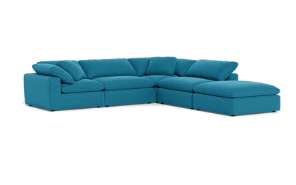 Fluffy 133.5" 4 Piece Sectional w/Otto - Bennett Peacock