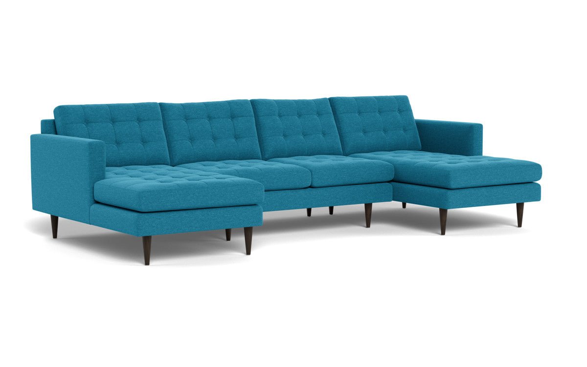 Wallace 126" Double Chaise U Sectional - Bennett Peacock