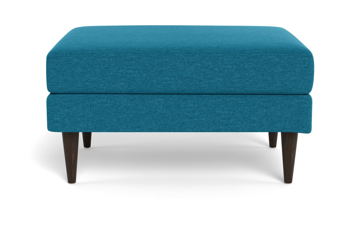 Wallace Untufted Ottoman - Bennett Orangeade
