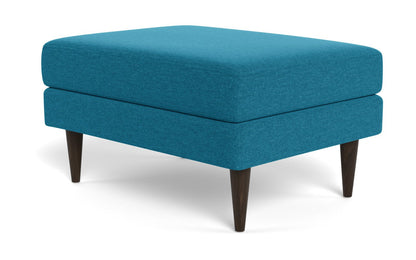Wallace Untufted Ottoman - Bennett Peacock