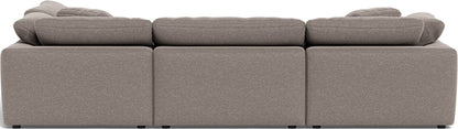Fluffy 133.5" 4 Piece Sectional w/Otto - Bennett Praline