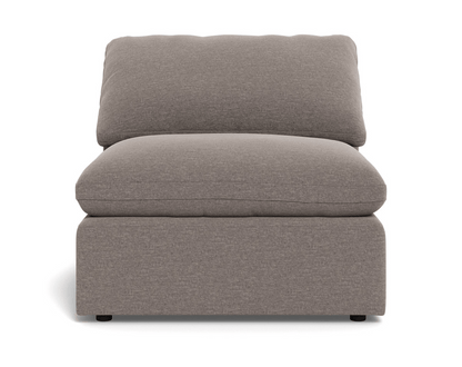 Fluffy Small Armless Chair - Bennett Praline