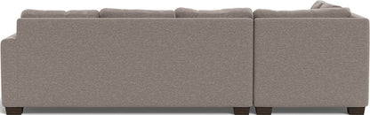Track 121" Left Chaise Sleeper Sectional - Bennett Praline