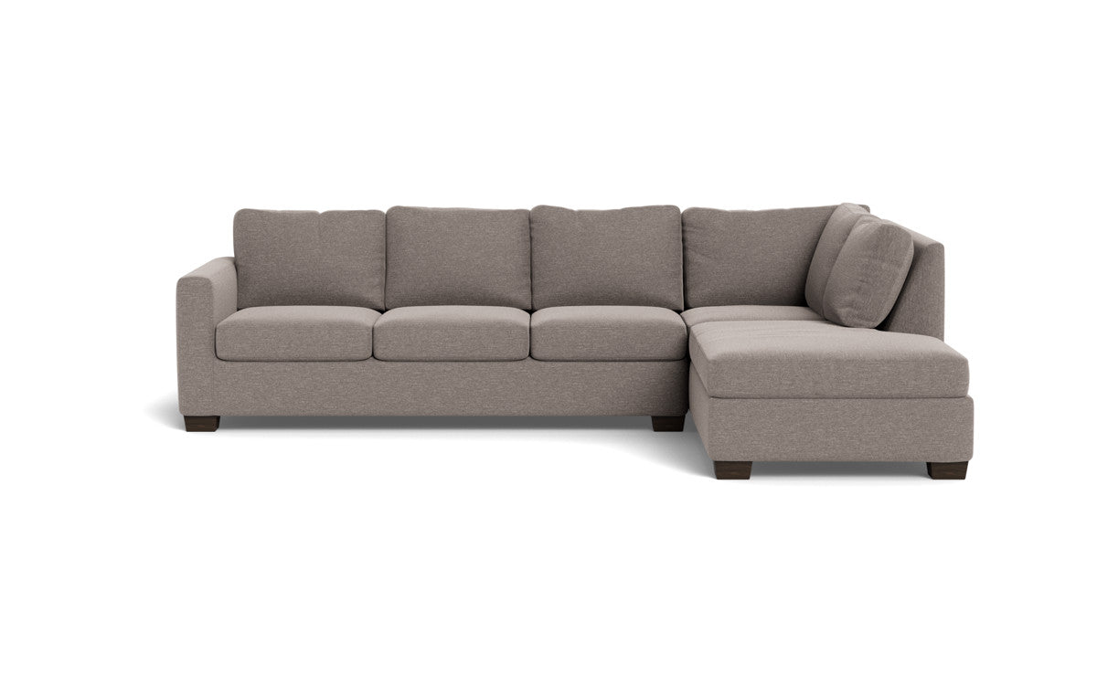 Track 121" Right Chaise Sleeper Sectional - Bennett Praline