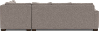 Track 121" Right Chaise Sleeper Sectional - Bennett Praline