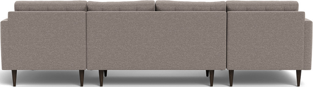 Wallace 126" Double Chaise U Sectional - Bennett Praline