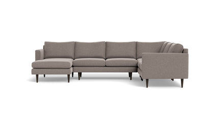 Wallace 130" Untufted Corner Sectionals w. Left Chaise - Bennett Peacock