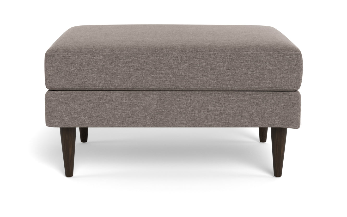 Wallace Untufted Ottoman - Bennett Peacock